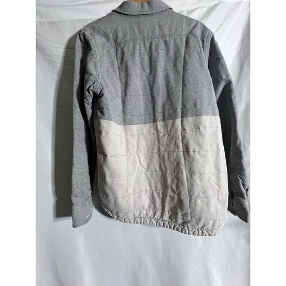 Vtg 2014 Vans Jacket Men's L Gray Cotton Blend Coat Shacket Barn Coat Skater U9 - Picture 7 of 7